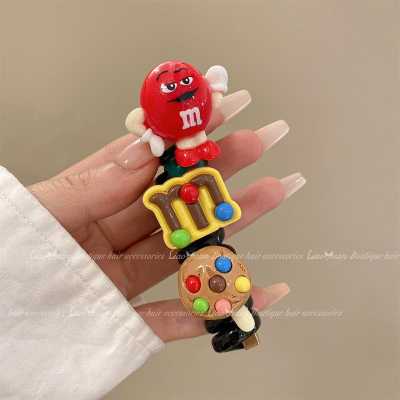 Wholesale Sweet Sunflower Bubble Braid Hair Artifact Ponytail High-end Telephone Line Hair Scrunchies